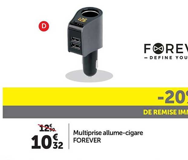 multiprise allume-cigare forever