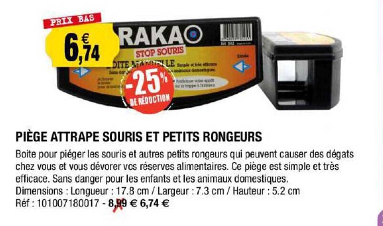piège attrape souris et petits rongeurs