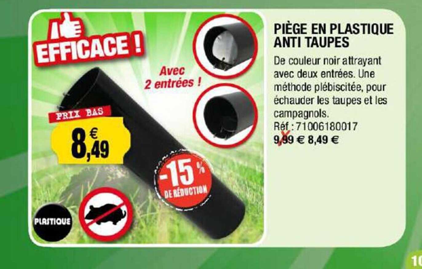 piège en plastique anti taupes