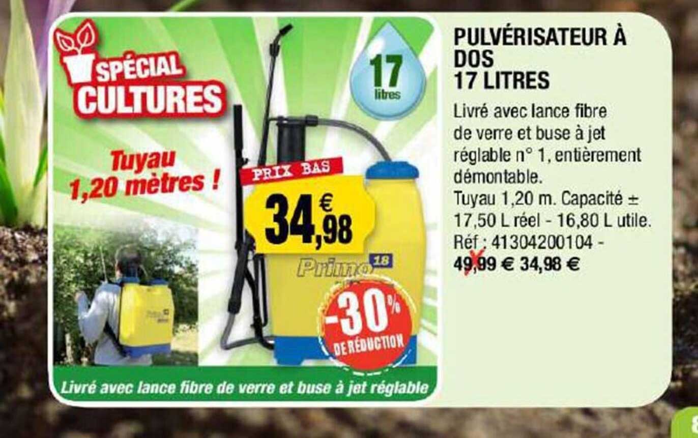 Pulvérisateur à Dos 17 Litres