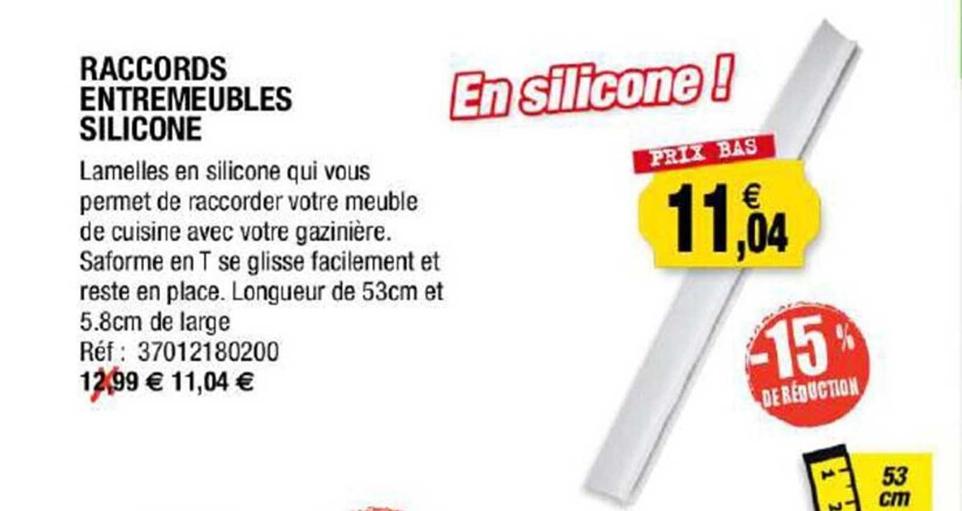 raccords entre meubles silicone