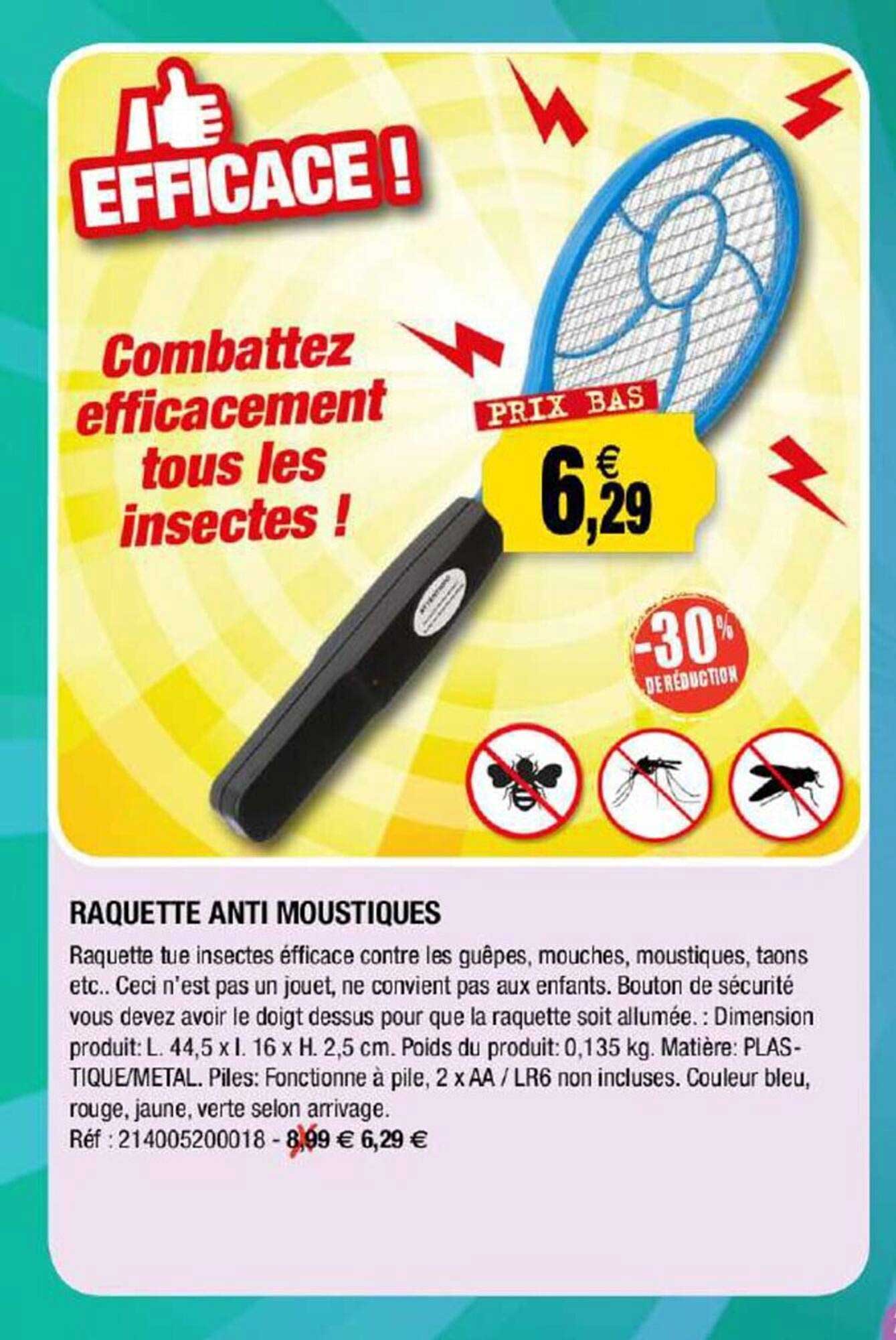 Raquette Anti Moustiques