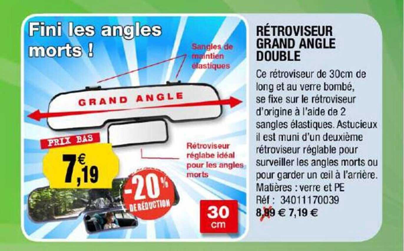 Rétroviseur Grand Angle Double