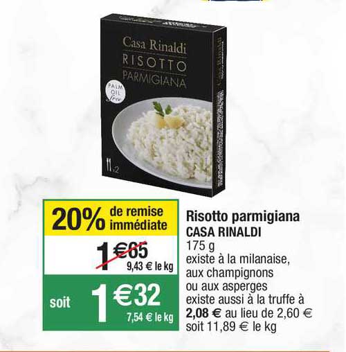 risotto parmigiana casa rinaldi