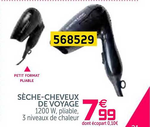 sèche-cheveux de voyage
