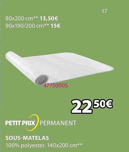 Sous-matelas