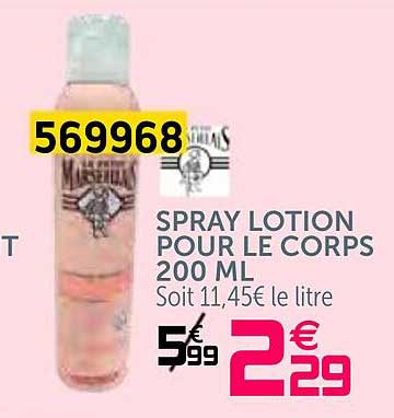 Spray Lotion Pour Le Corps 200 Ml