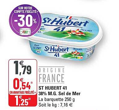st hubert 41 38% m.g. sel de mer