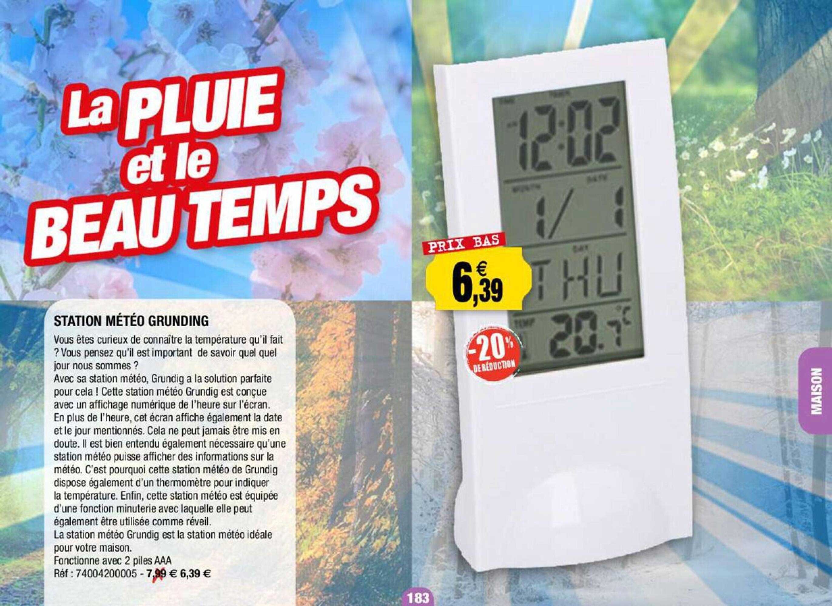 station météo grunding