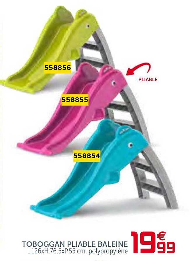 Toboggan Pliable Baleine