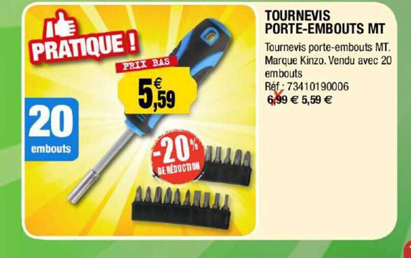 tournevis porte-embouts mt