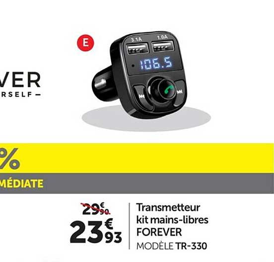 transmetteur kit mains-libres forever