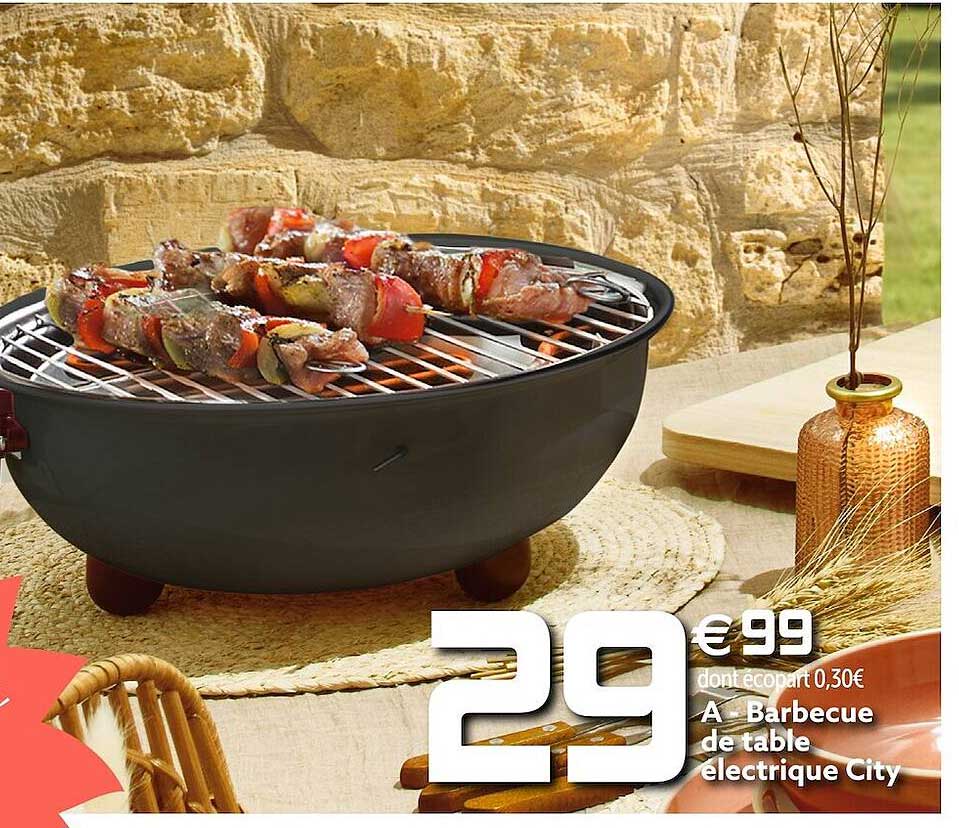 Barbecue De Table électrique City