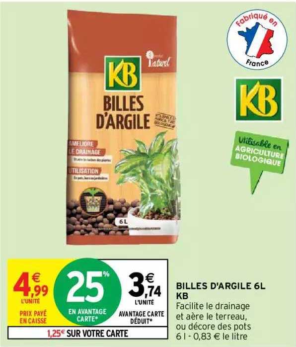 billes d'argile 6l kb