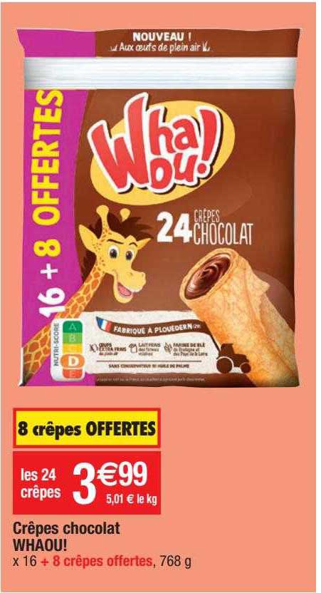 Crêpes Chocolat Whaou !