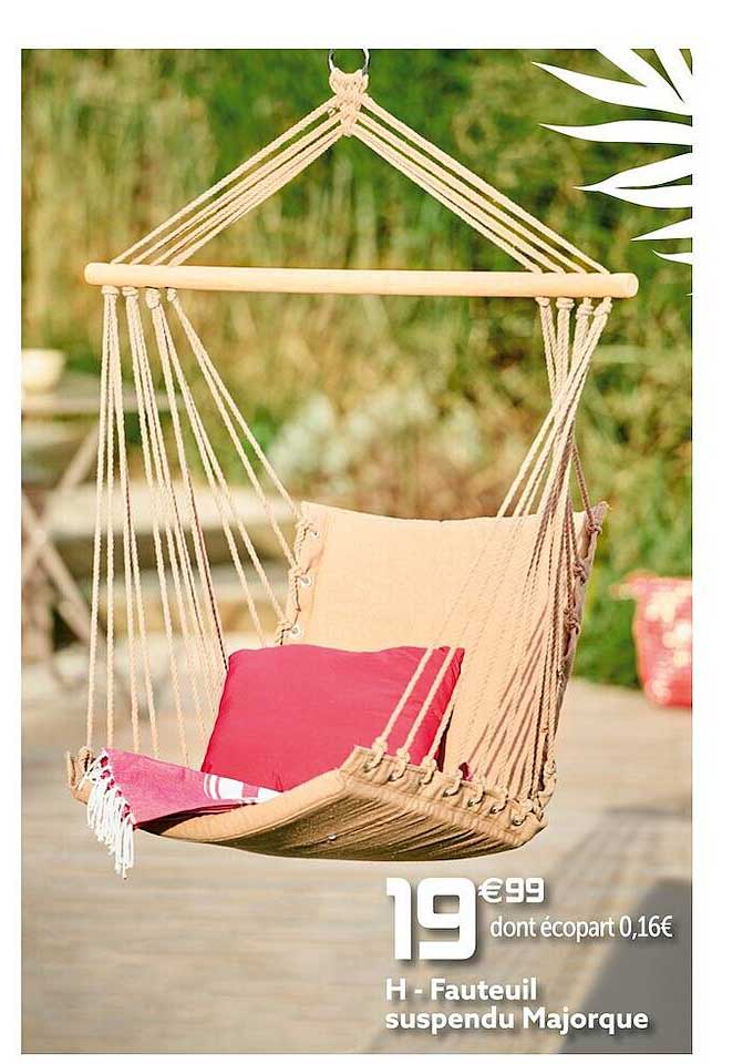 fauteuil suspendu majorque