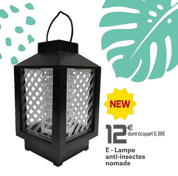 lampe anti-insectes nomade