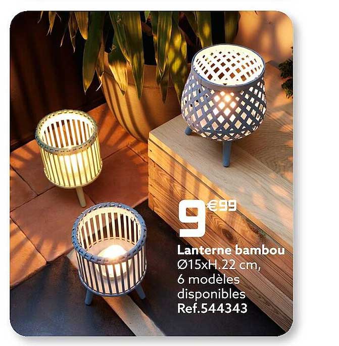 Lanterne Bambou