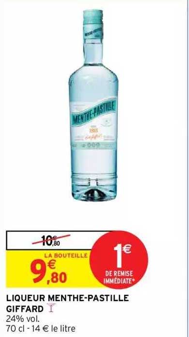liqueur menthe-pastille giffard