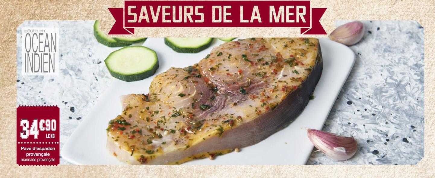 pavé d'espadon provençale