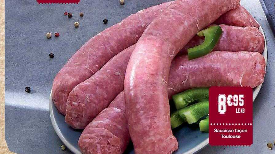 saucisse façon toulouse