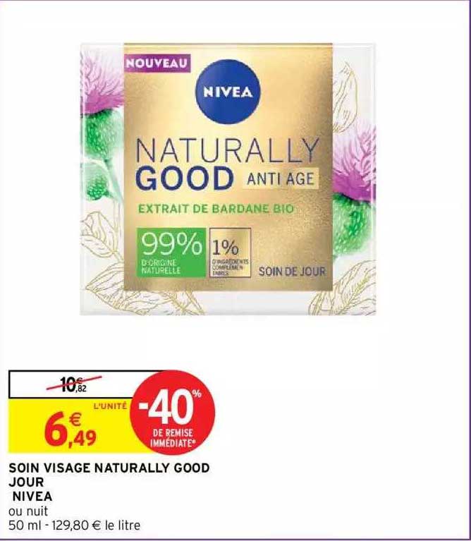 soin visage naturally good jour nivea
