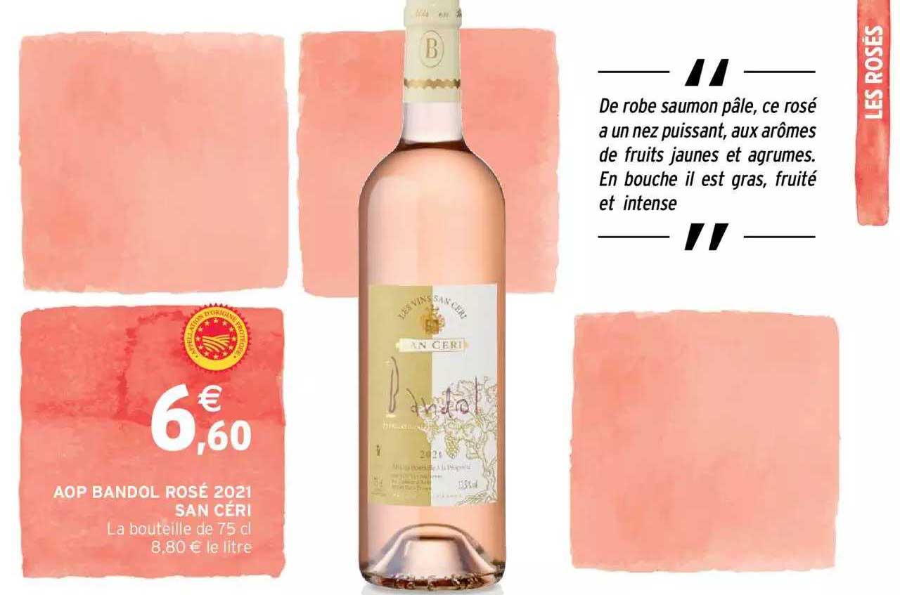 aop bandol rosé 2021 san céri