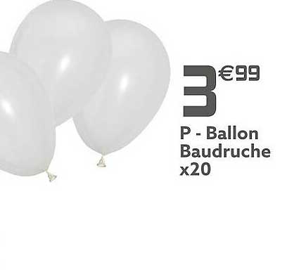ballon baudruche x20