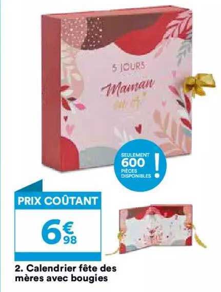 Calendrier Bête Des Mères Avec Bougies