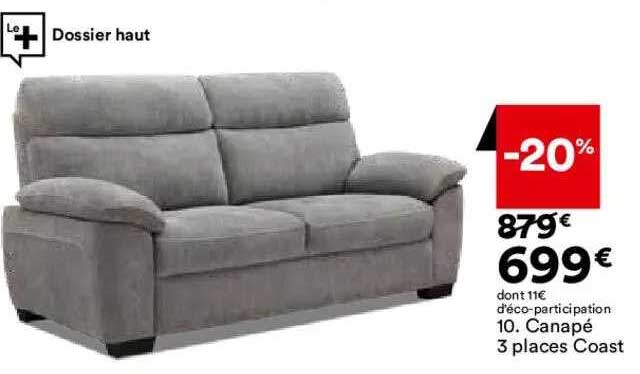 Canapé 3 Places Coast