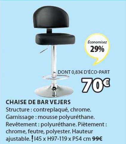 Chaise De Bar Vejers
