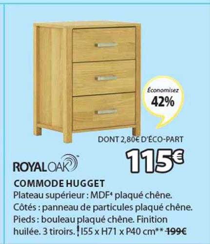 commode hugget royal oak
