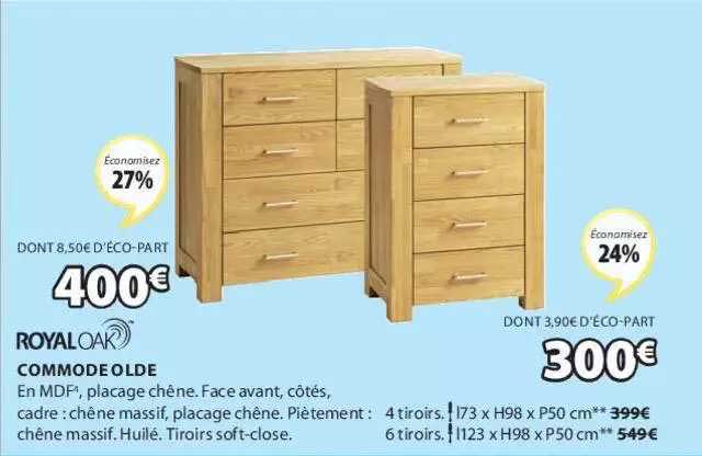 commode olde royal oak