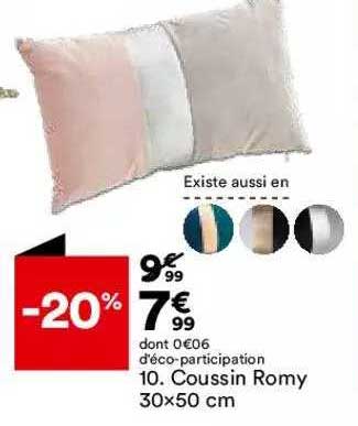 coussin romy 30 x 50 cm