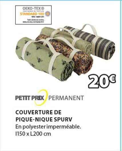 couverture de pique-nique spurv