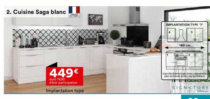 cuisine saga blanc