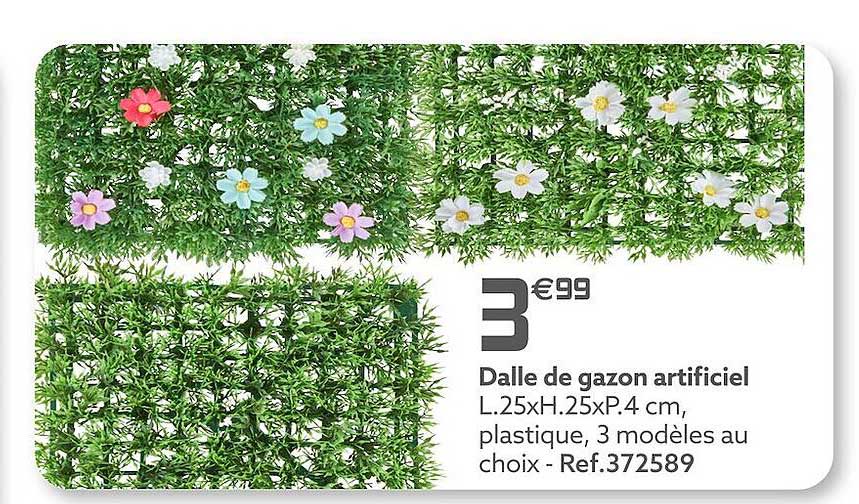 Dalle De Gazon Artificiel