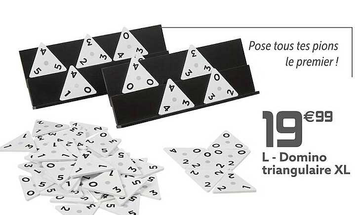 domino triangulaire xl