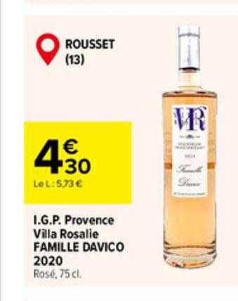 i.g.p. provence villa rosalie famille davico 2020
