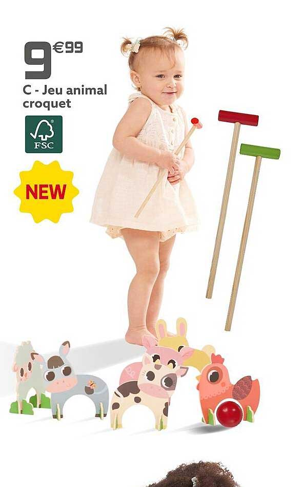 jeu animal croquet