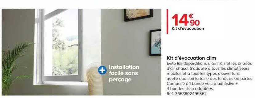 kit d'évacuation clim