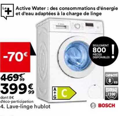lave-linge hublot bosch