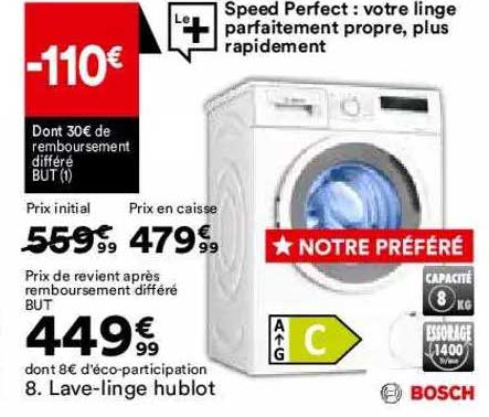 lave-linge hublot bosch