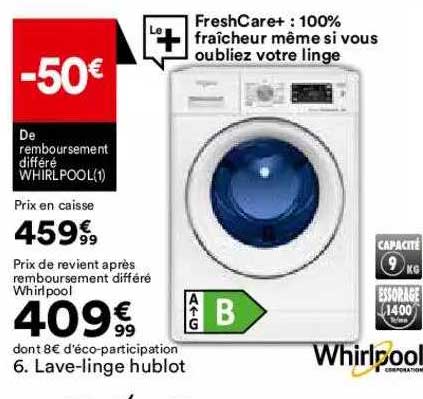 lave-linge hublot whirlpool