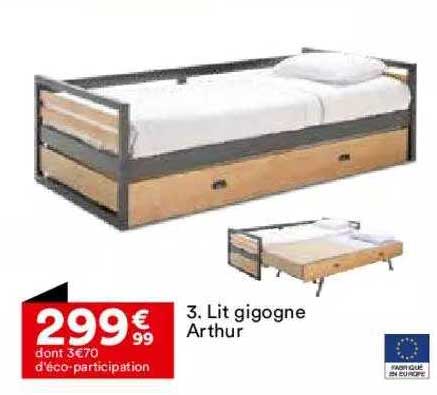 lit gigogne arthur