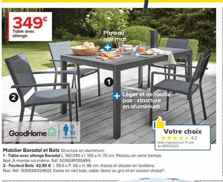 Mobilier Baradal Et Batz GoodHome