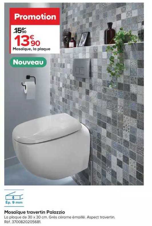 mosaïque travertin palazzio