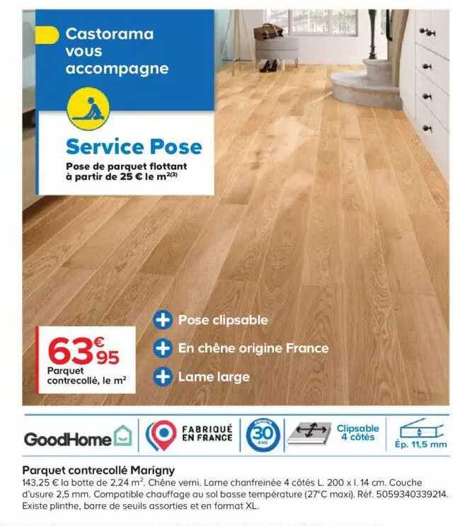 Parquet Contrecollé Marigny GoodHome