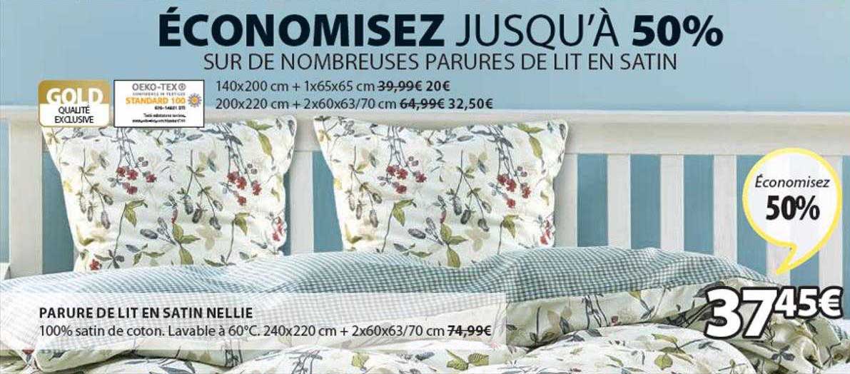 Parure De Lit En Satin Nellie