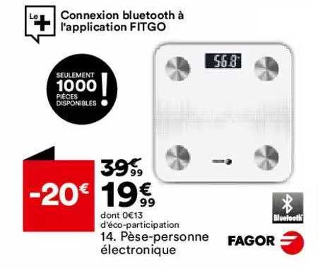 pèse-personne électronique fagor